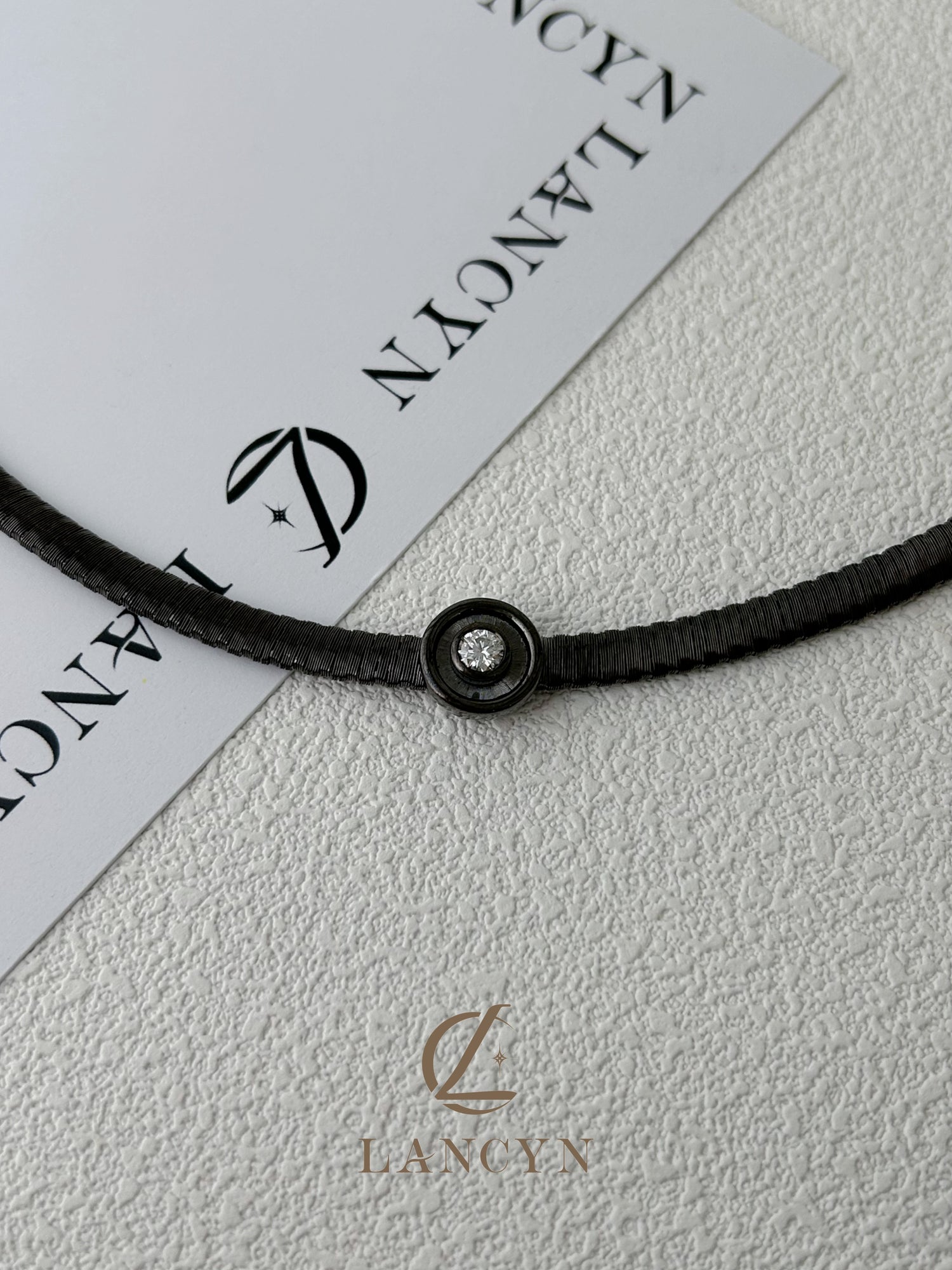 Noir Orb Solitaire Crystal