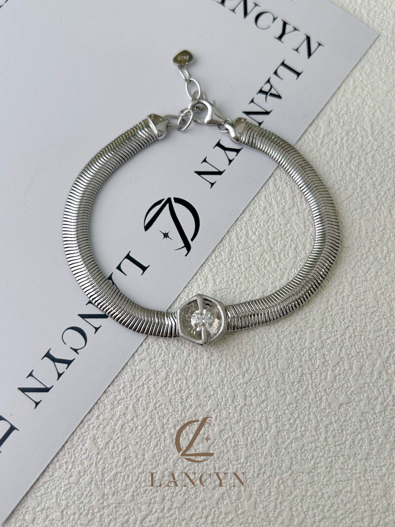 Serpentine Hex Crystal Bracelet