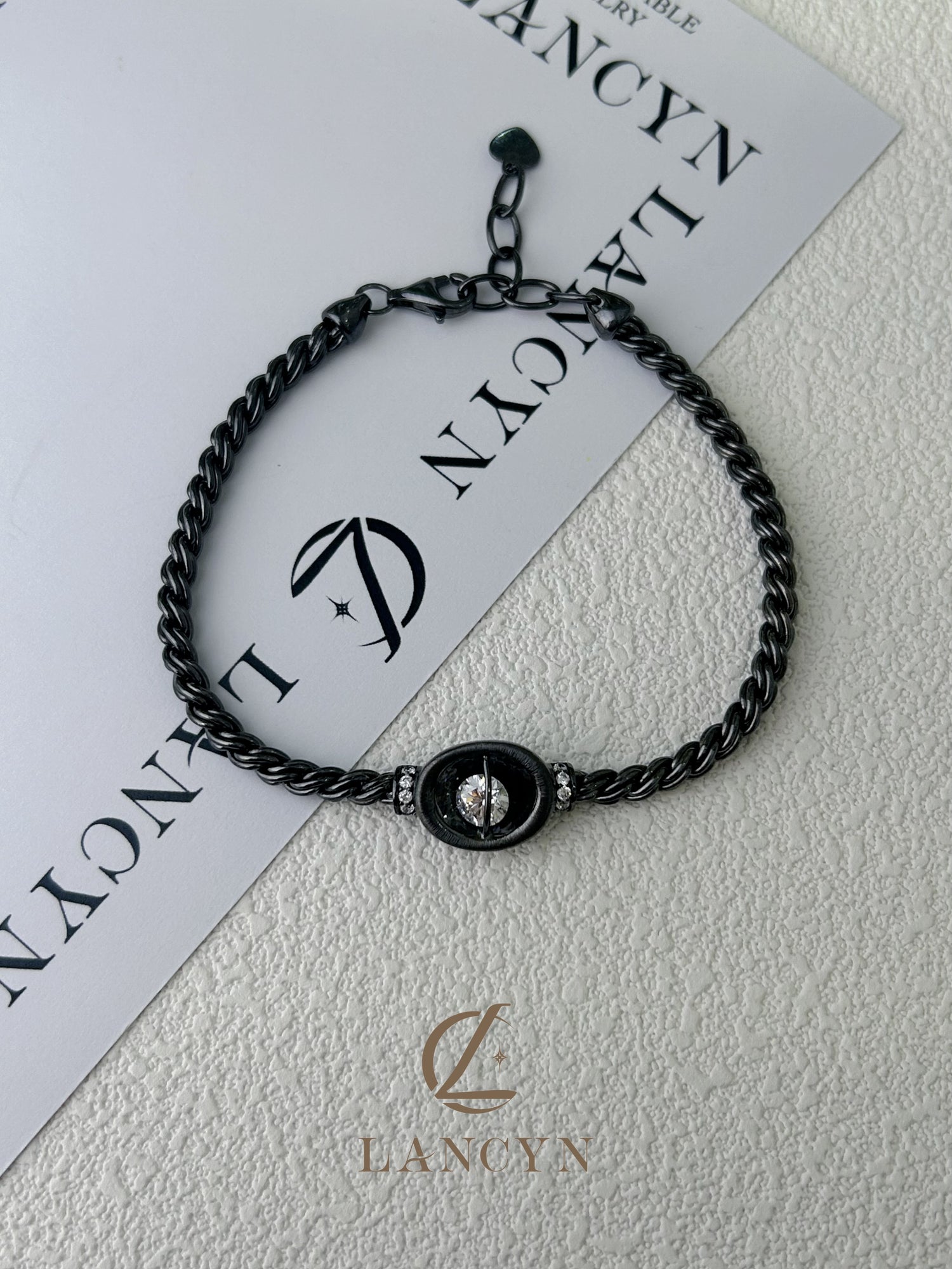 Midnight Twisted Sparkle Bracelet